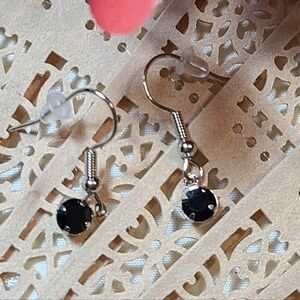Elegant Black Dangle Earrings